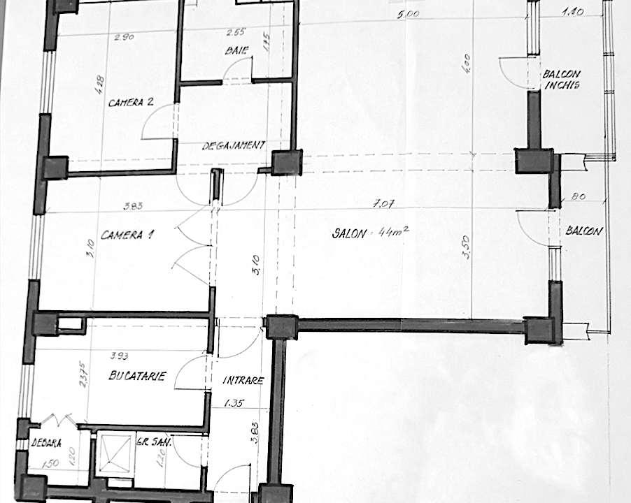 Releveu apartament Universitate